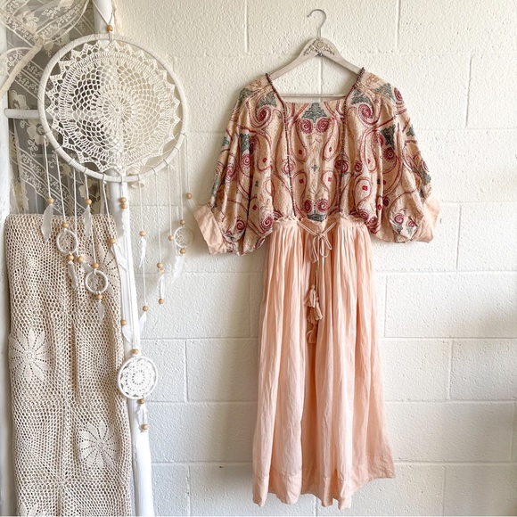 NWOT Free People Mesa Midi Dress - Picture 4 of 16